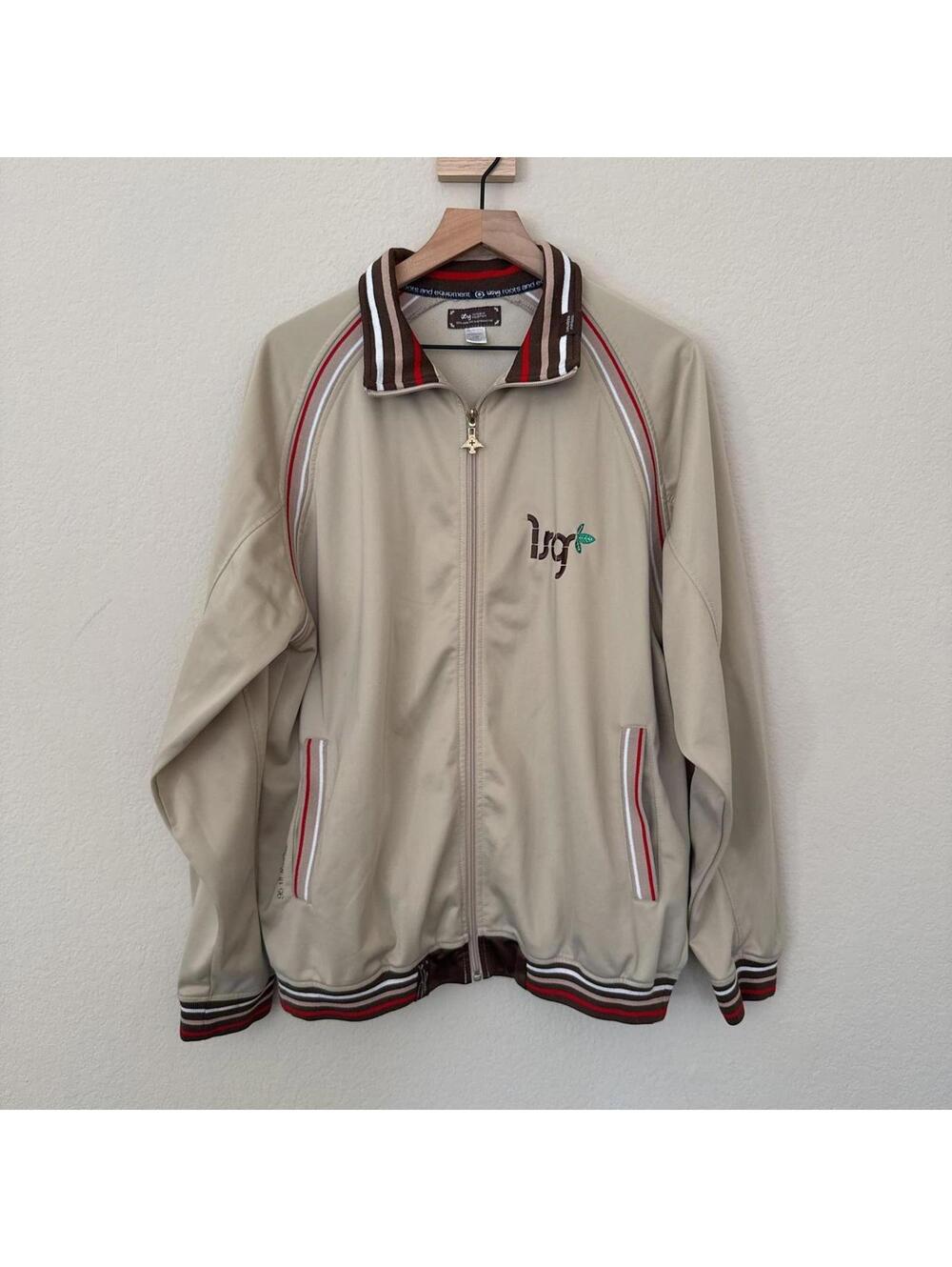 Lifted Research Group Jacket Men's L Tan Vintage Y2K VTG